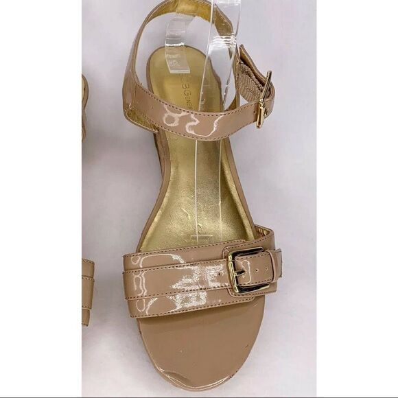 BCBGENERATION Platform Cork Sandals Sz 9.5 Beige - Picture 1 of 10